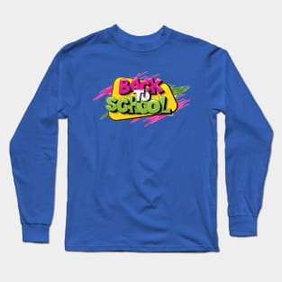 Back to school. In the style of comics of colorful Long Sleeve T-Shirt